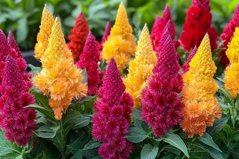 Целозия Перистая(Celosia argentea f.рlumosa)«New Look»