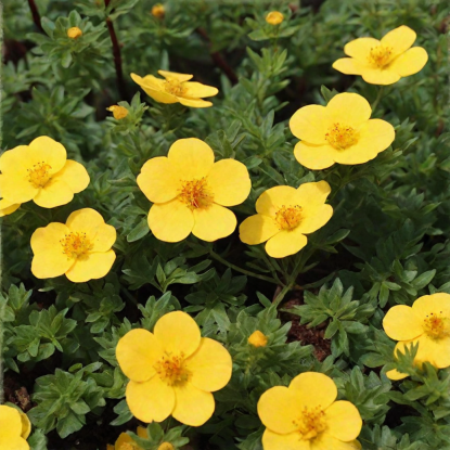 Лапчатка кустарниковая (ком)